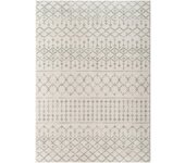 Livabliss alfombra bereber étnico gris/verde 200x275