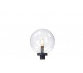 Markslojd sphere - 1 poste de luz para exterior negro ip44, e27