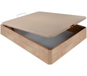Canapé abatible madera chep 3d transpirable altura 32 cm - 160x200 cm - roble