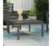 Vidaxl mesa de jardín madera maciza pino gris 82,5x82,5x45 cm