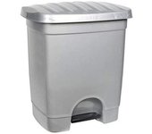 Cubo de basura papelera con pedal 35l litros ecologico-spazio