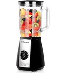 Batidora vaso orbegozo bv 6575, jarra de cristal, capacidad 1,5l recubrimiento de titanio, 5 velocidades