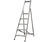 Escalera de aluminio reforzada de 5 a 9 peldaños en 131 cofan