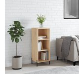Aparador | aparador de comedor | armario de cocina de madera de ingeniería roble sonoma 34,5x32,5x90 cm cfw84142