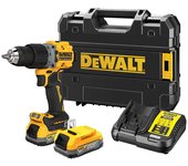 Taladro eléctrico sin escobillas dewalt xr 18v 1.7ah - dcd805e2t-qw