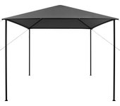 Cenador tela y acero gris antracita 180 g/m2 3x3 m