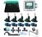 Kit de riego rain bird de 5 zonas de 9 v