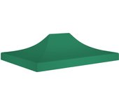 Techo de carpa para fiestas 4x3 m verde 270 g/m2