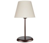 Lámpara de mesa elva asz1050 en metal y pantalla de tela