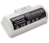 Vhbw batería compatible con irobot braava jet m6134, 245, 244, 250, 241, m6, 240, m6110 robot limpieza blanco (2200 mah, 3,6 v, li-ion)