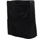 Funda para parrilla de barbacoa resistente al agua y a los rayos uv para las parrillas más populares negra plata (183 x 66 x 130 cm)