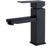 Grifo de baño negro, grifo mezclador de lavabo de latón, grifo mezclador de bañera con mangueras de agua caliente y fría