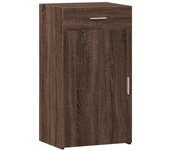 Aparador | aparador de comedor | armario de cocina de madera de ingeniería marrón roble 50x42,5x93 cm cfw75817