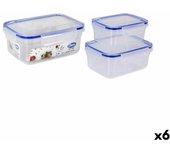 Set de fiambreras dem hermético 3 piezas (6 unidades)