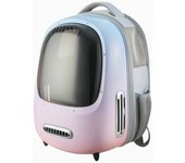 Mochila transportín petkit breezy dome rosa
