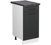 Vicco mueble bajo de cocina r-line, antracita casa de campo, 40 cm , et antracita