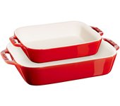 Set de bandejas de horno ceramique staub, cherry