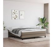 Somier de láminas taupe 180x200 cm tela