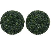 Bolas de boj artificiales 2 piezas 52 cm