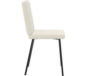Pack 6 uds sillas de comedor | silla de cocina de terciopelo crema cfw22966