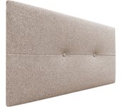 Dhome cabecero de tela aqualine pro cabeceros cabezal tapizado cama lujo (arena, 105cm)