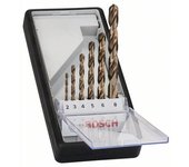 Conjunto de taladro metálico línea robusta hss-co. din 135. 135 °