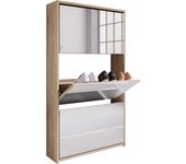 Mueble zapatero volquete para zapatos espejo stidoxl