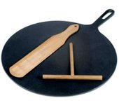 Sartén de hierro fundido modelo breton de 32 cm