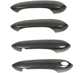Cubierta de manija exterior con orificio para sensor, fibra de carbono para g01 g02 g05 g20 g30 g80 lhd (4 puertas).