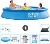 Paquete de piscina - intex - alrededor - 305x305x61 cm + accesorios a497