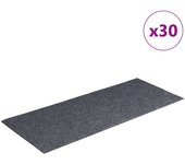Alfombrillas escaleras autoadhesivas 30uds | alfombras de escalera | tapetes de escalera gris claro 60x25 cm cfw427060