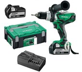 Taladro percutor 18v 5ah li-ion auto.13 92nm, 2 batt, en hitcase - dv18dsdlwpz