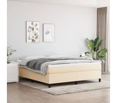 Somier crema 180x200 cm tela