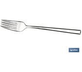 Caja 12uds tenedor de mesa inox c-18/10 modelo bari 2,5 mm