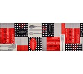 Alfombra de cocina | tapete para la cocina lavable cuisine 45x150 cm cfw65282