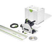 Festool ts 55 febq-plus-fs sierra de inmersión - con hoja ø160 mm madera + rail fs1400/2 + systainer sys3 m 337 - 577010