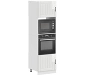Maison exclusive - armarios para horno 2 uds kalmar blanco brillante