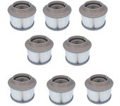 Filtros de repuesto para piscina y spa, filtros con malla para spas de burbujas mspa (6 unidades)