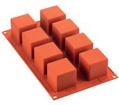 Silikomart - sf 104 - stampo in silicone n. 8 cubi 50x50 mm