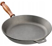 Kadax sartén para carne de hierro fundido con asa, sartén de hierro fundido (11 pulgadas)