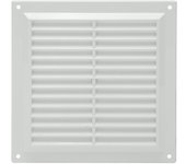 Rejilla plastico sobreponer con malla posterior 17x17 cm.
