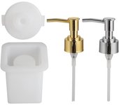 Dispensador de jabón en botella | contenedor de jabón de bricolaje | molde de silicona | botella de perfume
