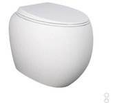 Jarrón empotrado cloud rimless con fijación oculta blanco alpino