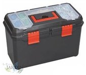 Caja de herramientas de plástico 48x23x23 cm ideal para herramientas grandes y organización eficiente