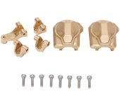 Juego de soporte de barra de acoplamiento de latón universal para trx4, cubierta de puente de latón para traxxas trx4, gama completa de modelos