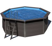 Cobertor de burbujas de verano 400 µ para piscinas de composite 3,26m x 3,26m