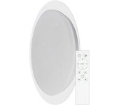 Lámpara de techo led redondo de 40w con mando a distancia que cambia de color 3 en 1 efecto estrellado d: 400mm h: 70mm regulable