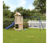 Maison exclusive - parque infantil de exterior madera maciza de pino