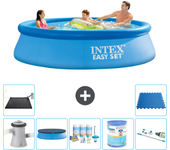 Paquete de piscina - intex - alrededor - 305x305x76 cm + accesorios a940