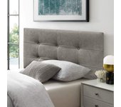 Cabecero cama texas button deluxe gris 105*70 cm